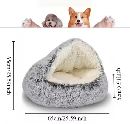 Round Cat Cushion Semi Enclosed Pet Sleep Bags