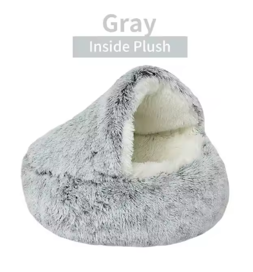 Round Cat Cushion Semi Enclosed Pet Sleep Bags